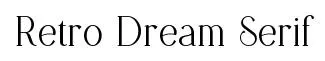 Retro Dream Serif