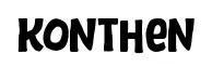 Konthen font preview