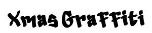 Xmas Graffiti font preview