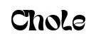 Chole font preview