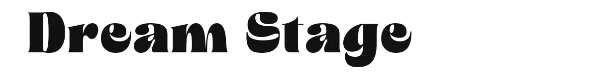 Dream Stage original font preview