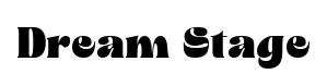 Dream Stage font preview