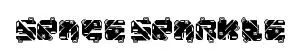 Space Sparkle font preview