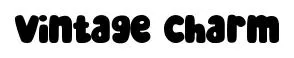 Vintage Charm font preview