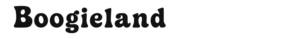 Boogieland original font preview