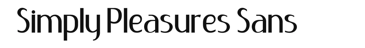 Simply Pleasures Sans Simplypleasures Sans preview