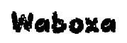 Waboxa original font preview