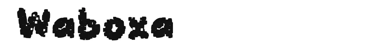 Waboxa font preview