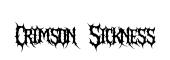 Crimson Sickness original font preview