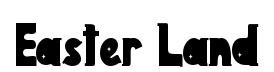 Easter Land original font preview