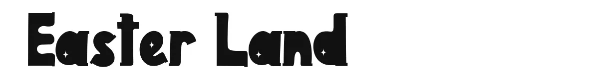 Easter Land original font preview