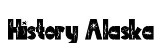 History Alaska original font preview