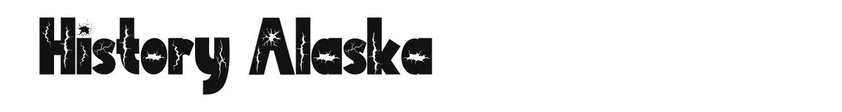 History Alaska font preview