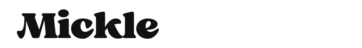 Mickle original font preview