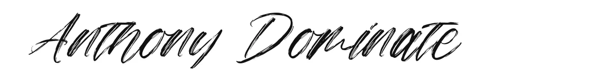 Anthony Dominate Italic Demo Version preview