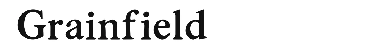 Grainfield font preview