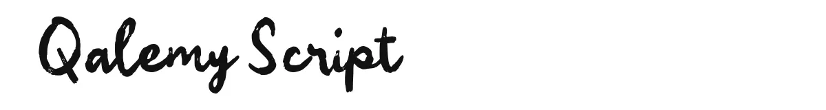 Qalemy Script font preview