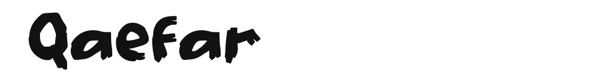 Qaefar original font preview