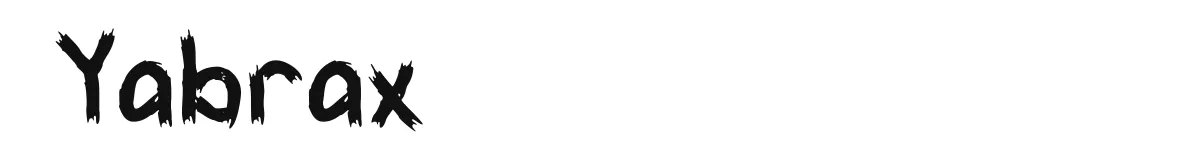 Yabrax font preview