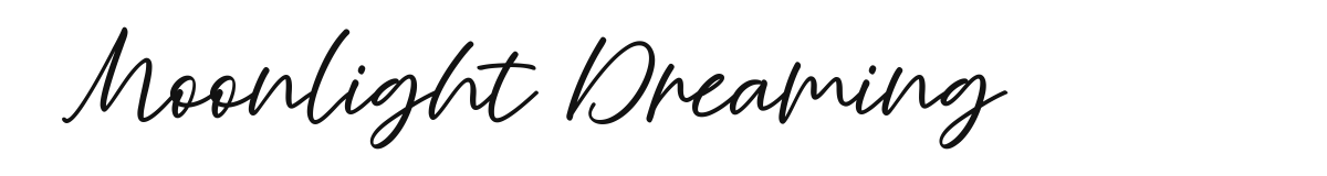 Moonlight Dreaming original font preview