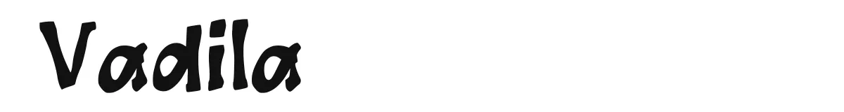 Vadila font preview