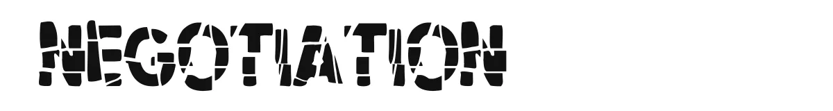 Negotiation font preview