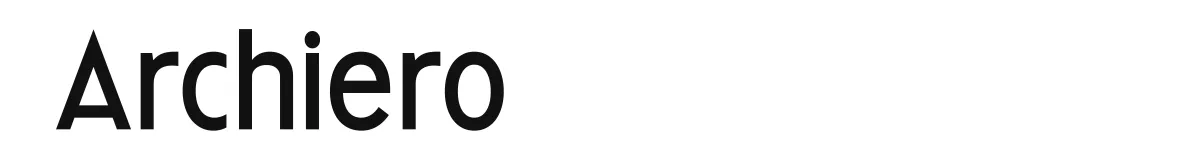 Archiero original font preview