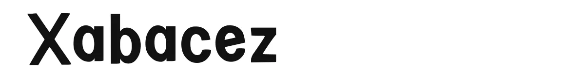 Xabacez font preview