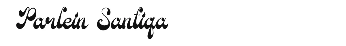 Parlein Santiqa font preview