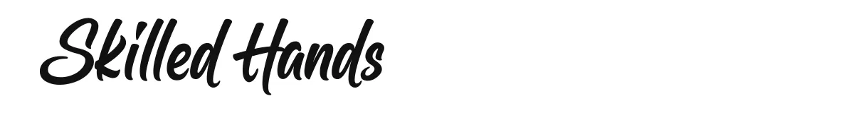 Skilled Hands font preview