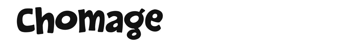 Chomage font preview