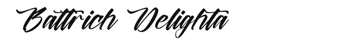 Battrich Delighta Italic Demo Version preview