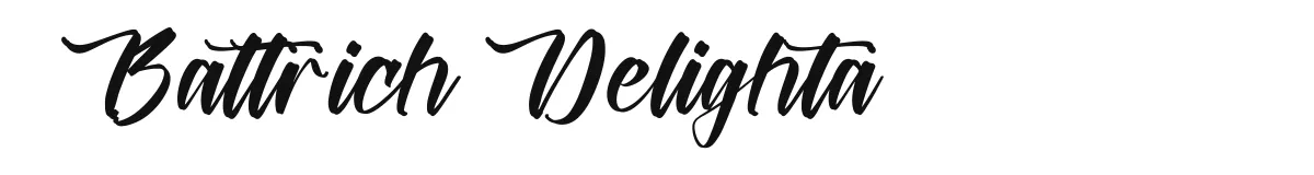 Battrich Delighta font preview