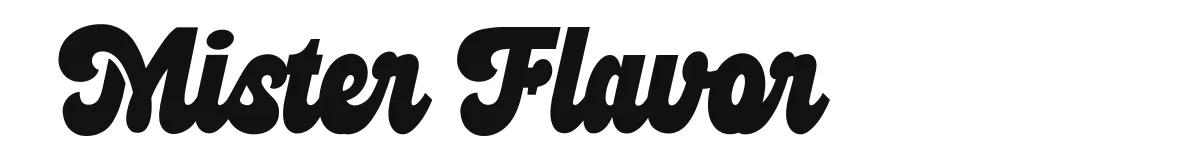 Mister Flavor original font preview