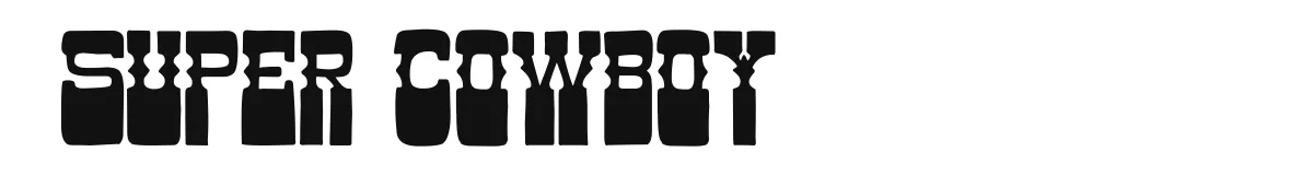 Super Cowboy font preview