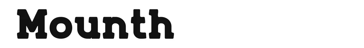 Mounth font preview