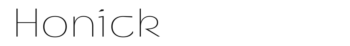 Honick font preview