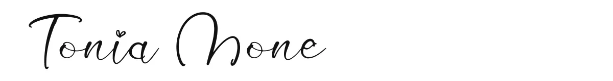 Tonia Mone font preview