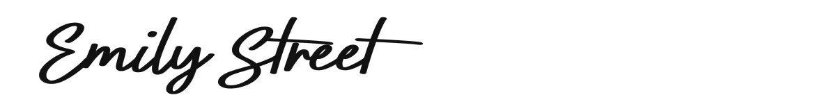 Emily Street font preview