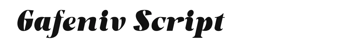 Gafeniv Script Gafeniv Condenseditalic preview
