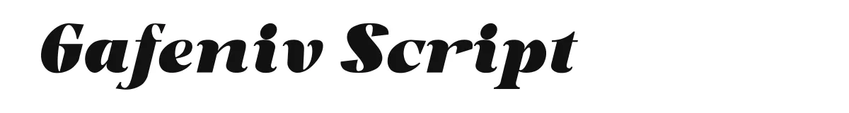 Gafeniv Script Gafeniv Italic preview
