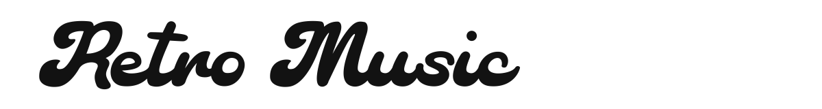 Retro Music font preview