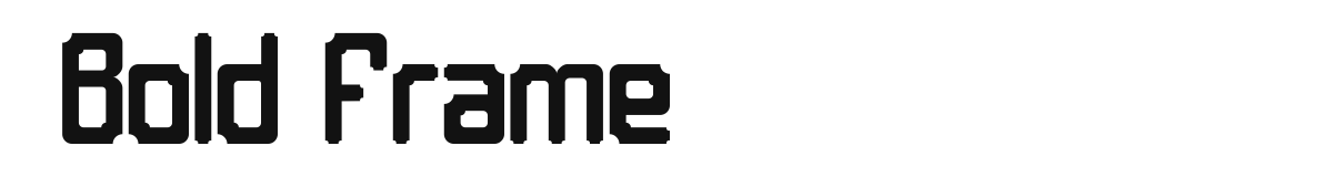 Bold Frame One preview