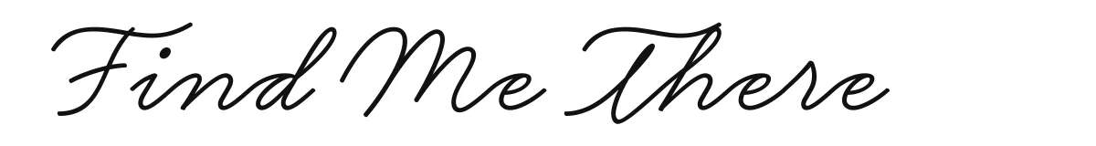 Find Me There font preview