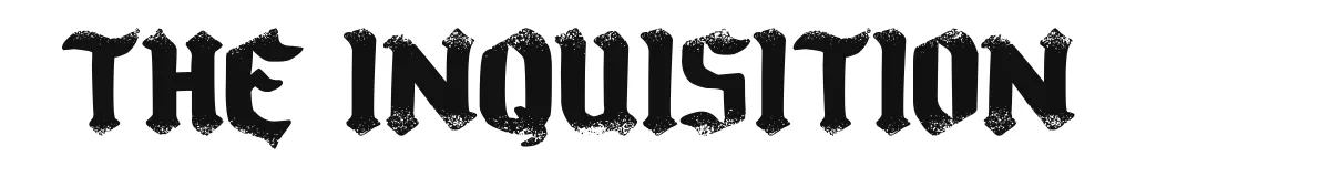 The Inquisition font preview