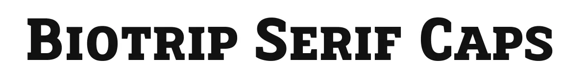 Biotrip Serif Caps Biotripserifcaps Bold preview