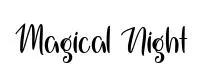 Magical Night original font preview