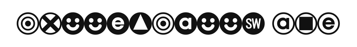 BulletBalls AOE original font preview