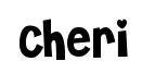 Cheri original font preview