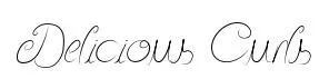 Delicious Curls original font preview